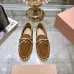 Miu Miu Bow Woven Suede & Leather Boat Shoes #B53126