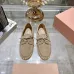 Miu Miu Bow Woven Suede & Leather Boat Shoes #B53126