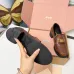 Miu Miu Women's Glossy Leather Chunky Heel Loafers #B66100