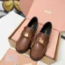 Miu Miu Women's Glossy Leather Chunky Heel Loafers #B66100