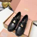 Miu Miu Women's Glossy Leather Chunky Heel Loafers #B66101