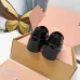 Miu Miu Women's Glossy Leather Chunky Heel Loafers #B66101