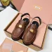 Miu Miu Women's Glossy Leather Chunky Heel Loafers #B66102