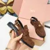 Miu Miu Women's Glossy Leather Slingback Loafer Sandals #B66103