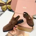 Miu Miu Women's Glossy Leather Slingback Loafer Sandals #B66103