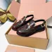 Miu Miu Women's Glossy Leather Slingback Loafer Sandals #B66104