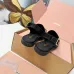 Miu Miu Women's Glossy Leather Slingback Loafer Sandals #B66105