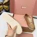 Miu Miu Women's Retro Calfskin Leather Ballet Flats #B66093