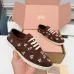 Miu Miu Women's Rhinestone Embroidered Canvas Sneakers #B66097