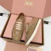 Miu Miu Women's Rhinestone Embroidered Canvas Sneakers #B66098