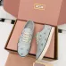 Miu Miu Women's Rhinestone Embroidered Canvas Sneakers #B66099