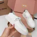 Miu Miu Women's Soft Leather Mary Jane Sneakers #B66083