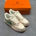 Air Force 1 Low Printed Leather Casual Low Top Fashion Sneakers #A68748