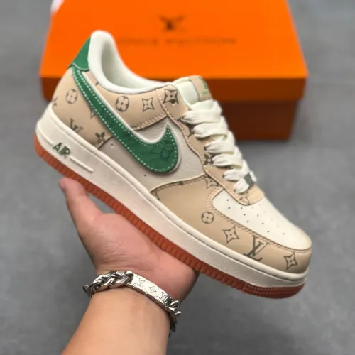 Air Force 1 Low Printed Leather Casual Low Top Fashion Sneakers #A68748