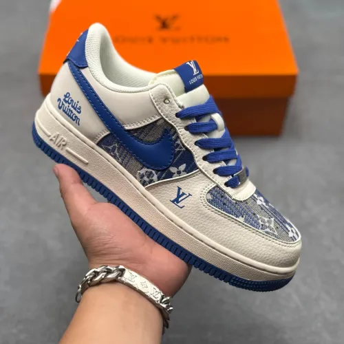 Air Force 1 Low Printed Leather Casual Low Top Fashion Sneakers #A68749