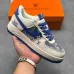 Air Force 1 Low Printed Leather Casual Low Top Fashion Sneakers #A68749