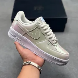 Nike Ja Morant x Air Force 1 Low Pearl Iridescent Casual Sneakers #A68711