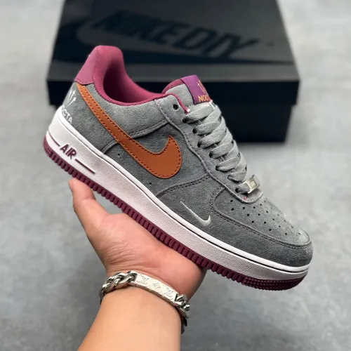 Nike NOCTA x Air Force 1 Low Grey Purple Brown Casual Sneakers #A68710