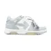 OFF WHITE Men's Sneakers Out Of Office Calf Leather Blue/Black/Grey #9999926728