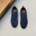 Loro Piana Men’s Calfskin Sneakers, Dual‑Tone Knit Trim, TPU Rubber Outsole #A67759
