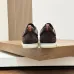 Loro Piana Men’s Calfskin Sneakers, Dual‑Tone Knit Trim, TPU Rubber Outsole #A67760