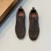 Loro Piana Men’s Calfskin Sneakers, Dual‑Tone Knit Trim, TPU Rubber Outsole #A67760
