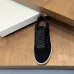 Loro Piana Men’s Calfskin Sneakers, Dual‑Tone Knit Trim, TPU Rubber Outsole #A67761