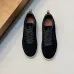 Loro Piana Men’s Calfskin Sneakers, Dual‑Tone Knit Trim, TPU Rubber Outsole #A67761