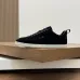 Loro Piana Men’s Calfskin Sneakers, Dual‑Tone Knit Trim, TPU Rubber Outsole #A67761