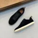 Loro Piana Men’s Calfskin Sneakers, Dual‑Tone Knit Trim, TPU Rubber Outsole #A67761