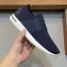 Loro Piana Men’s Wish Wool‑Blend Knit Sneakers, TPU Multi‑Tone Outsole #A67764