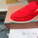 Loro Piana Unisex Tassel Lock Loafers, Suede Upper, Anti‑Slip Rubber Outsole #A67802