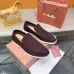 Loro Piana Unisex Tassel Lock Loafers, Suede Upper, Anti‑Slip Rubber Outsole #A67806