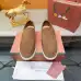 Loro Piana Unisex Tassel Lock Loafers, Suede Upper, Anti‑Slip Rubber Outsole #A67807