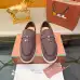 Loro Piana Unisex Tassel Lock Loafers, Suede Upper, Anti‑Slip Rubber Outsole #A67808