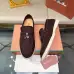 Loro Piana Unisex Tassel Lock Loafers, Suede Upper, Anti‑Slip Rubber Outsole #A67810