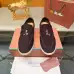 Loro Piana Unisex Tassel Lock Loafers, Suede Upper, Anti‑Slip Rubber Outsole #A67810