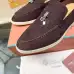 Loro Piana Unisex Tassel Lock Loafers, Suede Upper, Anti‑Slip Rubber Outsole #A67810