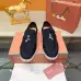 Loro Piana Unisex Tassel Lock Loafers, Suede Upper, Anti‑Slip Rubber Outsole #A67811
