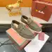 Loro Piana Unisex Tassel Lock Loafers, Suede Upper, Anti‑Slip Rubber Outsole #A67812