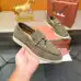 Loro Piana Unisex Tassel Lock Loafers, Suede Upper, Anti‑Slip Rubber Outsole #A67812