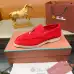 Loro Piana Unisex Tassel Lock Loafers, Suede Upper, Anti‑Slip Rubber Outsole #A67815