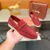 Loro Piana Unisex Tassel Lock Loafers, Suede Upper, Anti‑Slip Rubber Outsole #A67818