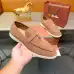 Loro Piana Unisex Tassel Lock Loafers, Suede Upper, Anti‑Slip Rubber Outsole #A67819