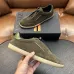 Zegna Men's Triple Stitch Low‑Top Cowhide Suede Sneakers, Multiple Colors #A67720