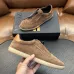 Zegna Men's Triple Stitch Low‑Top Cowhide Suede Sneakers, Multiple Colors #A67721