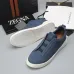 Zegna Men’s Leather Casual Sneakers | Signature Stitching #A67728