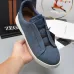 Zegna Men’s Leather Casual Sneakers | Signature Stitching #A67728