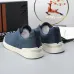 Zegna Men’s Leather Casual Sneakers | Signature Stitching #A67728