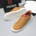 Zegna Men’s Leather Casual Sneakers | Signature Stitching #A67730